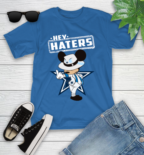 NFL Hey Haters Mickey Football Sports Dallas Cowboys Youth T-Shirt 12
