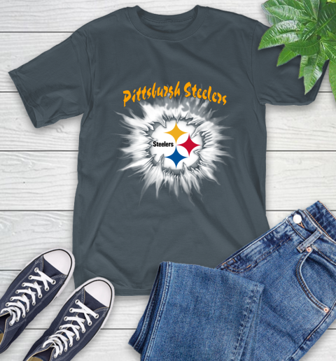 Pittsburgh Steelers NFL Football Adoring Fan Rip Sports T-Shirt 10