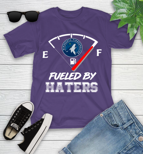 Minnesota Timberwolves NBA Basketball Fueled By Haters Sports Youth T-Shirt 3