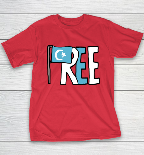 Free the Uyghurs Support Uighur Youth T-Shirt 7