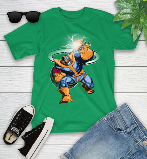 Miami Heat NBA Basketball Thanos Avengers Infinity War Marvel Youth T-Shirt 8