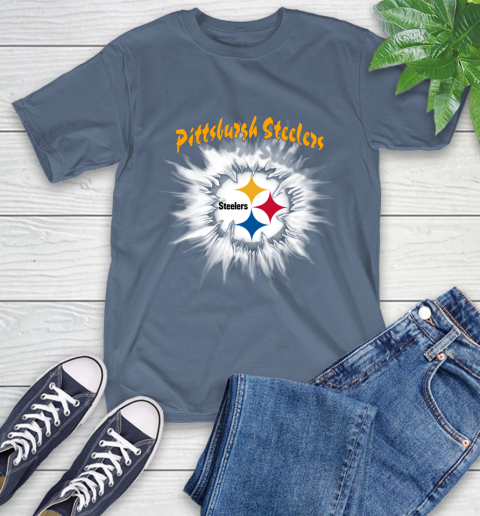 Pittsburgh Steelers NFL Football Adoring Fan Rip Sports T-Shirt 8