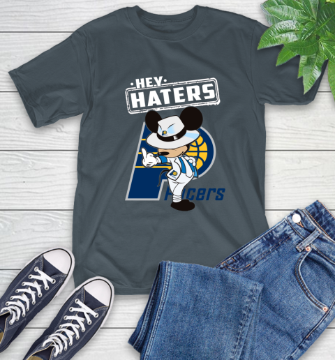 NBA Hey Haters Mickey Basketball Sports Indiana Pacers T-Shirt 10