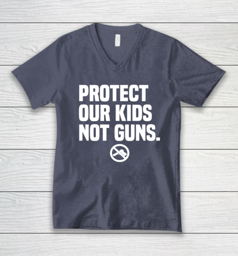 Wear Orange Protect Our Kids Not Guns Shirt End Gun Violence V-Neck T-Shirt 6