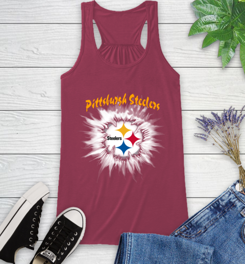 Pittsburgh Steelers NFL Football Adoring Fan Rip Sports Racerback Tank 7