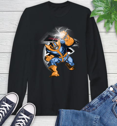 Atlanta Falcons NFL Football Thanos Avengers Infinity War Marvel Long Sleeve T-Shirt