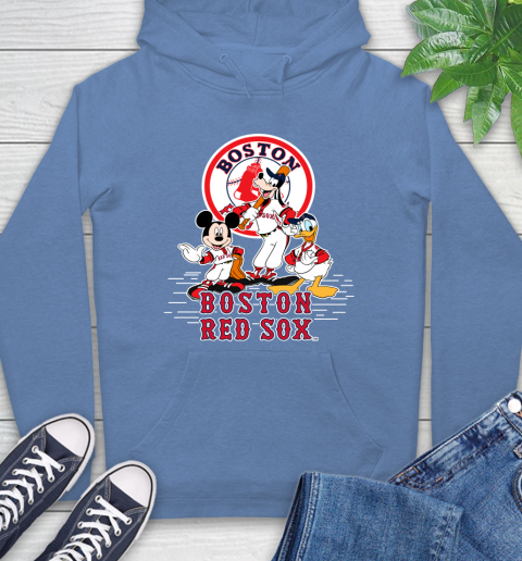 MLB Boston Red Sox Mickey Mouse Donald Duck Goofy Baseball T Shirt Hoodie 11