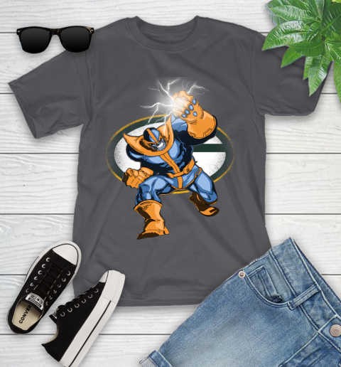 Green Bay Packers NFL Football Thanos Avengers Infinity War Marvel Youth T-Shirt 6