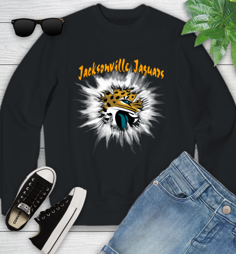 Jacksonville Jaguars NFL Football Adoring Fan Rip Sports Youth Sweatshirt