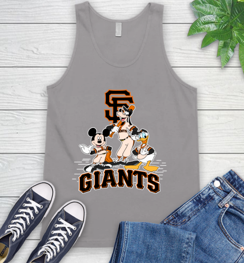 MLB San Francisco Giants Mickey Mouse Donald Duck Goofy Baseball T Shirt Tank Top 3