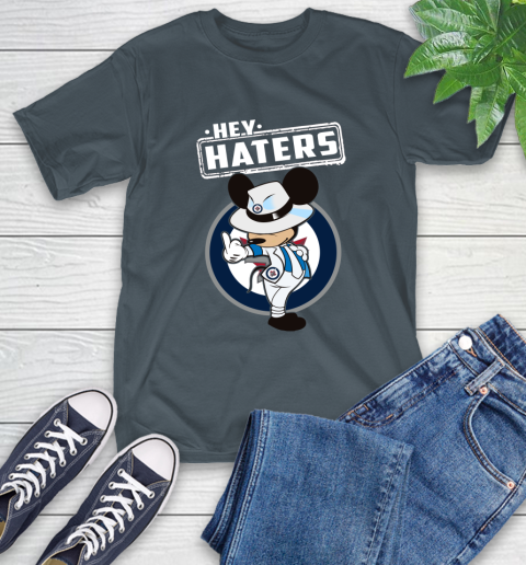 NHL Hey Haters Mickey Hockey Sports Winnipeg Jets T-Shirt 10