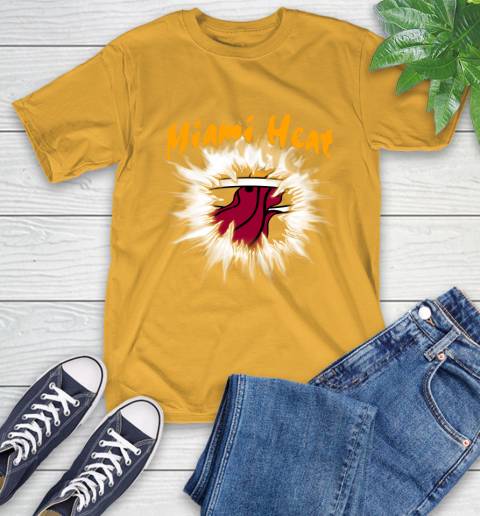 Miami Heat NBA Basketball Rip Sports T-Shirt 2