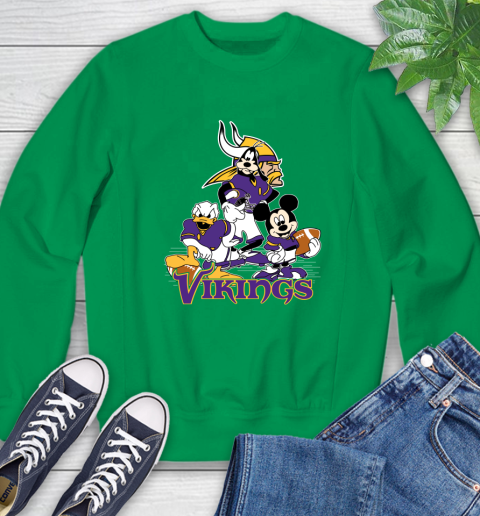 Army green vikings sweatshirt on sale