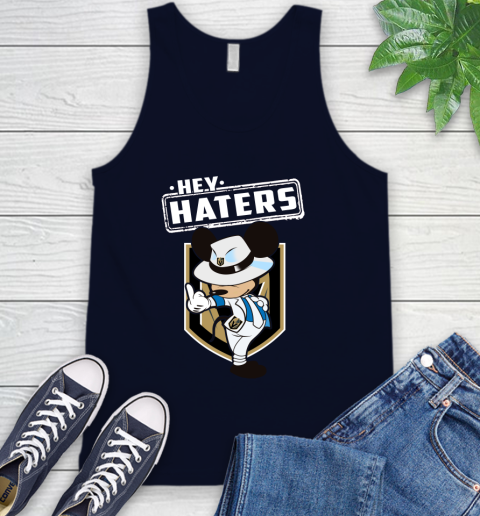 NHL Hey Haters Mickey Hockey Sports Vegas Golden Knights Tank Top 2