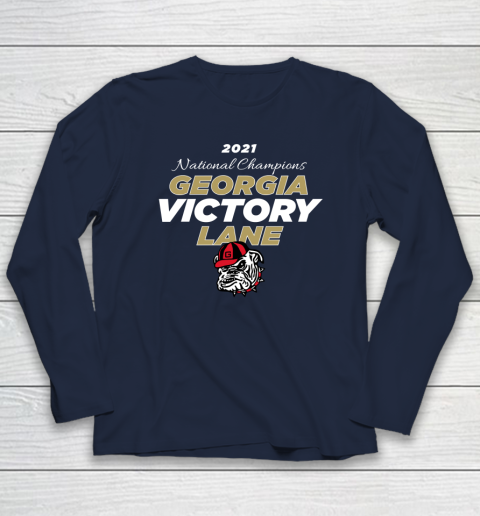 Uga National Championship Georgia Bulldogs Victory Lane 2022 Long Sleeve T-Shirt 2