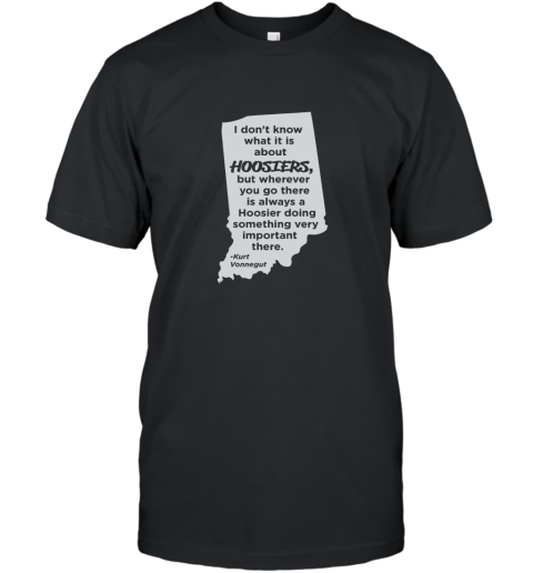 Kurt Vonnegut Indiana Hoosiers (Silver) T shirt T-Shirt