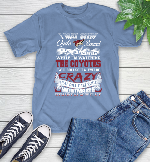 Arizona Coyotes NHL Hockey Don't Mess With Me While I'm Watching My Team T-Shirt 12
