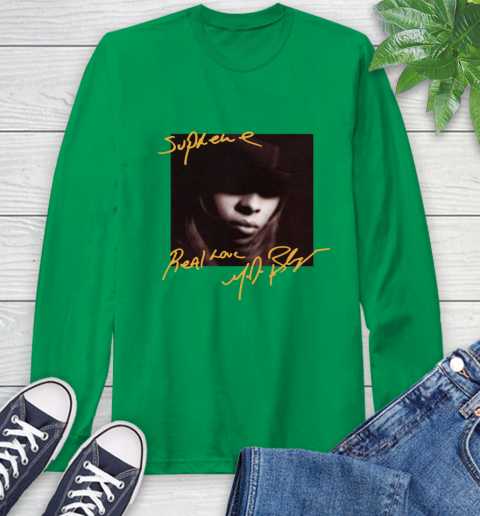 Mary J Blige Long Sleeve T-Shirt 7