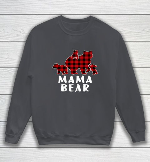 Mama bear sweatshirt plaid 2025