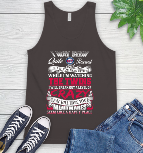 Minnesota Twins MLB Baseball Don't Mess With Me While I'm Watching My Team Tank Top 6