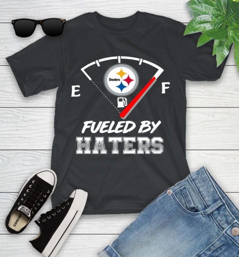 Pittsburgh Steelers NFL Football Fueled By Haters Sports Youth T-Shirt
