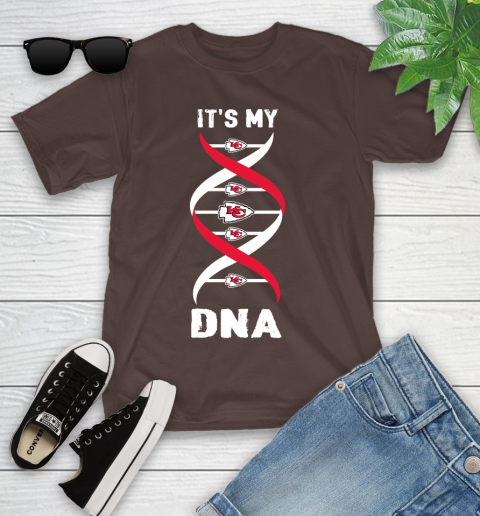 Kansas City Chiefs NFL Football It's My DNA Sports Youth T-Shirt 7