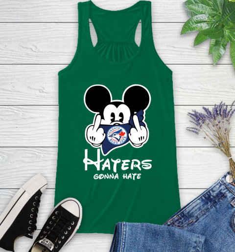 MLB Toronto Blue Jays Haters Gonna Hate Mickey Mouse Disney Baseball T Shirt_000 Racerback Tank 6