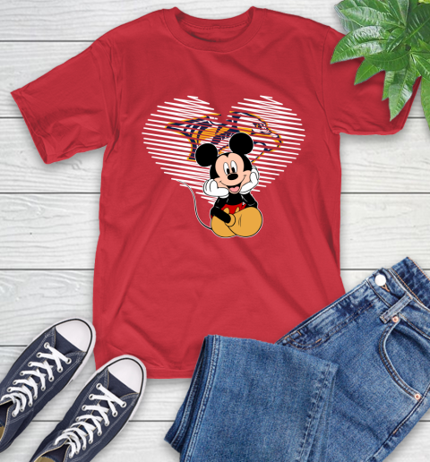 NHL Nashville Predators The Heart Mickey Mouse Disney Hockey T-Shirt 11