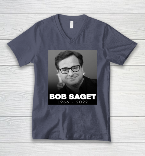 Bob Saget 1956 2022 V-Neck T-Shirt 6
