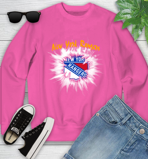 New York Rangers NHL Hockey Adoring Fan Rip Sports Youth Sweatshirt 6