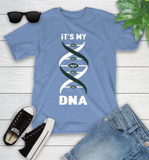 New York Jets NFL Football It's My DNA Sports (1) Youth T-Shirt 15