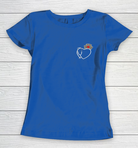 Heart Stethoscope Cute Love Nursing Gifts Valentine Day 2022 Women's T-Shirt 6