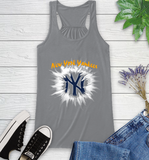 New York Yankees MLB Baseball Adoring Fan Rip Sports Racerback Tank 4