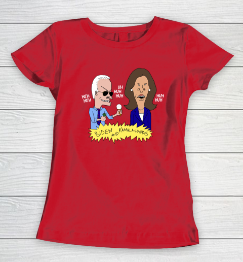 Biden Beavis Shirt Anti Biden and Kamala Harris Women's T-Shirt 7