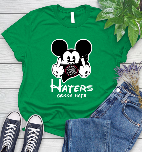 NBA Toronto Raptors Haters Gonna Hate Mickey Mouse Disney Basketball T Shirt Women's T-Shirt 10 NBA Toronto Raptors Haters Gonna Hate Mickey Mouse Disney Basketball T Shirt Women's T-Shirt - Image 10