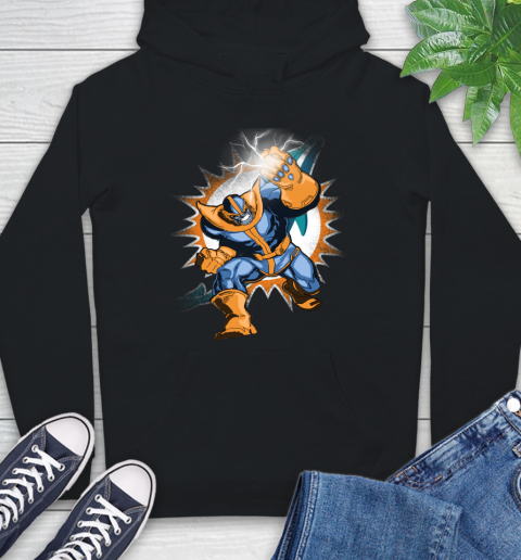 Miami Dolphins NFL Football Thanos Avengers Infinity War Marvel Hoodie