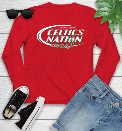 NBA A True Friend Of The Boston Celtics Dilly Dilly Basketball Sports Youth Long Sleeve 11