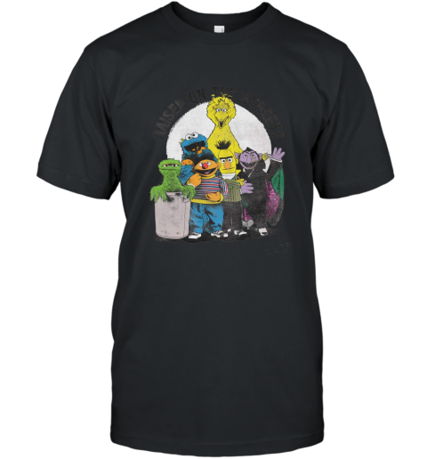 Sesame Street Characters Raised On The Streets T Shirt T-Shirt