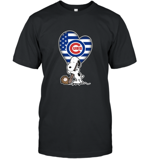 Chicago Cubs Snoopy Baseball Sports Shirts T-Shirt - Ateelove
