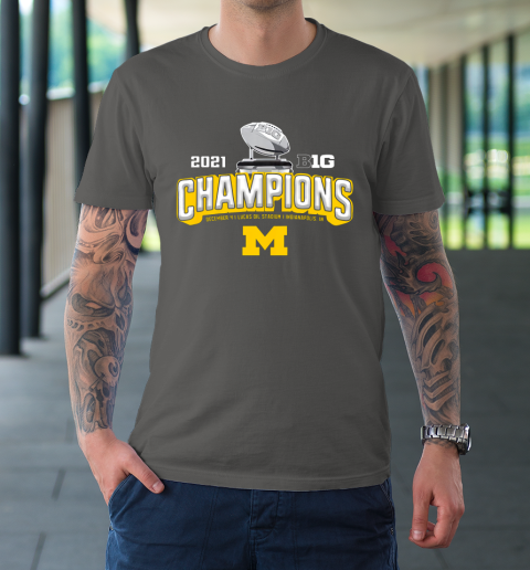 Michigan Big Ten 2021 East Division Champions T-Shirt 6