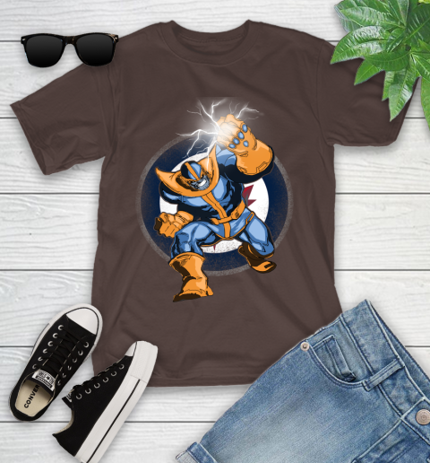 Winnipeg Jets NHL Hockey Thanos Avengers Infinity War Marvel Youth T-Shirt 7