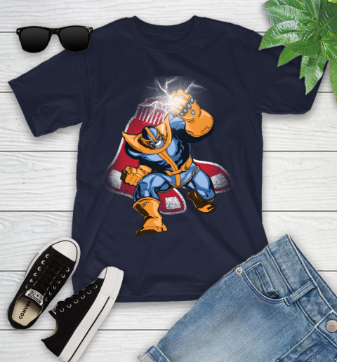 Boston Red Sox MLB Baseball Thanos Avengers Infinity War Marvel Youth T-Shirt 2
