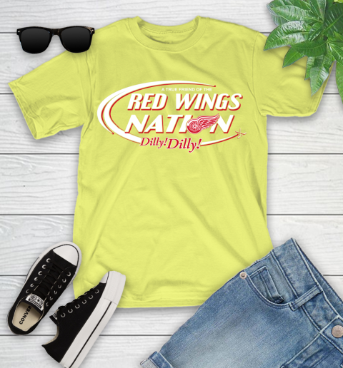 NHL A True Friend Of The Detroit Red Wings Dilly Dilly Hockey Sports Youth T-Shirt 10