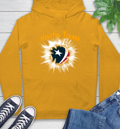 Houston Texans NFL Football Adoring Fan Rip Sports Hoodie 2