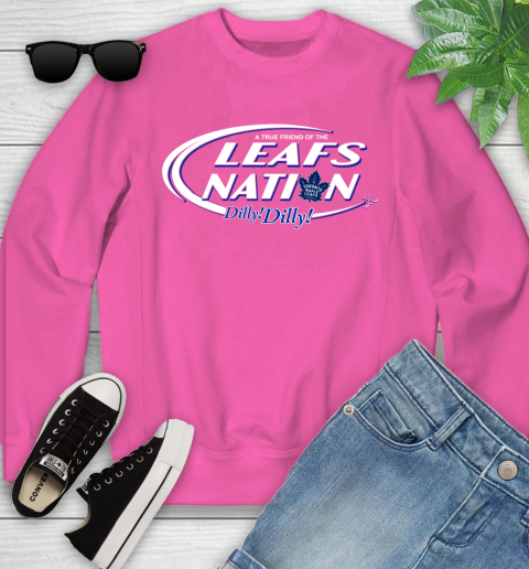 NHL A True Friend Of The Toronto Maple Leafs Dilly Dilly Hockey Sports Youth Sweatshirt 6