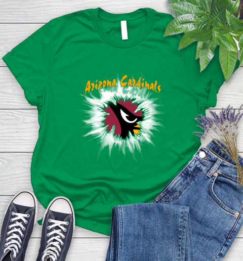 Arizona Cardinals NFL Football Adoring Fan Rip Sports Women's T-Shirt 9