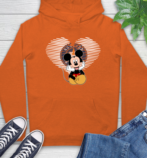 MLB Houston Astros The Heart Mickey Mouse Disney Baseball T Shirt_000 Hoodie 4