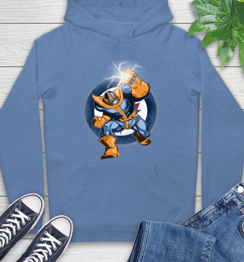 Winnipeg Jets NHL Hockey Thanos Avengers Infinity War Marvel Hoodie 11