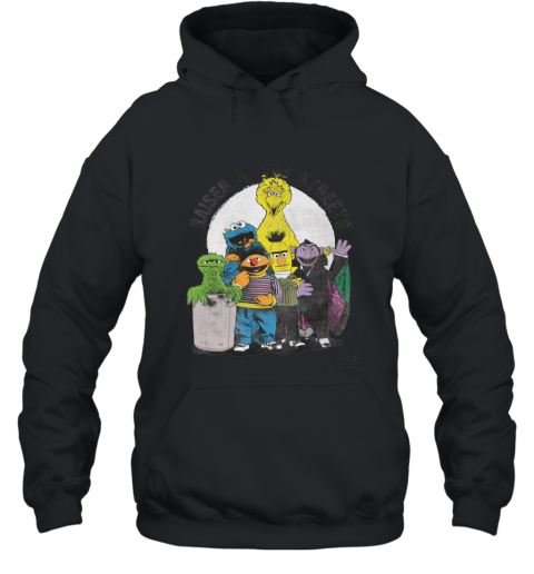 Sesame Street Characters Raised On The Streets T Shirt Hooded