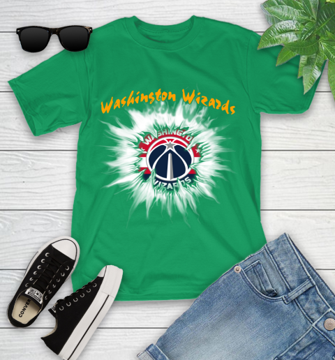Washington Wizards NBA Basketball Rip Sports Youth T-Shirt 8